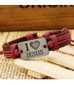 Jag älskar Jesus armband.