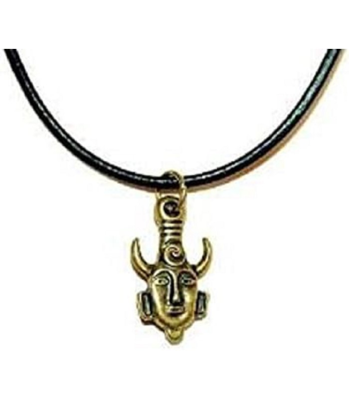 Halsband för herrar med ett magiskt ansikte med ursprung från Sydafrika.