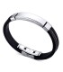 Armband "plattan" med stålwire runt bandet.
