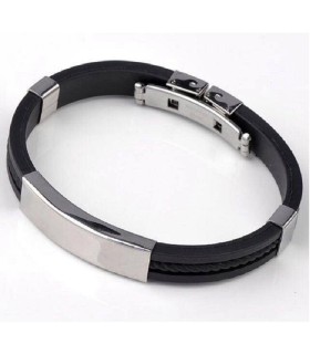 Armband i slitstark silikon.
