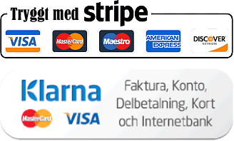 Trygga köp med Stripe.